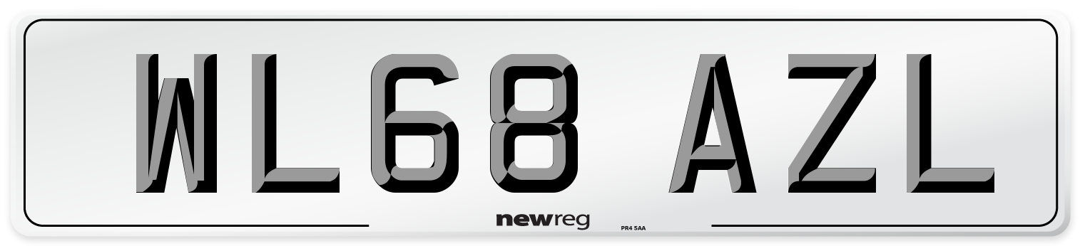 WL68 AZL Number Plate from New Reg